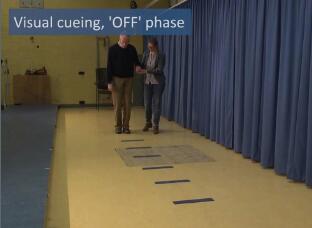 冻结步态及视觉、听觉提示